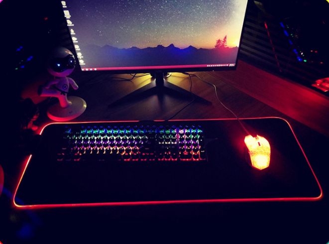 RGB Mouse Pad Luminous Mouse Pad Led Mouse Pad